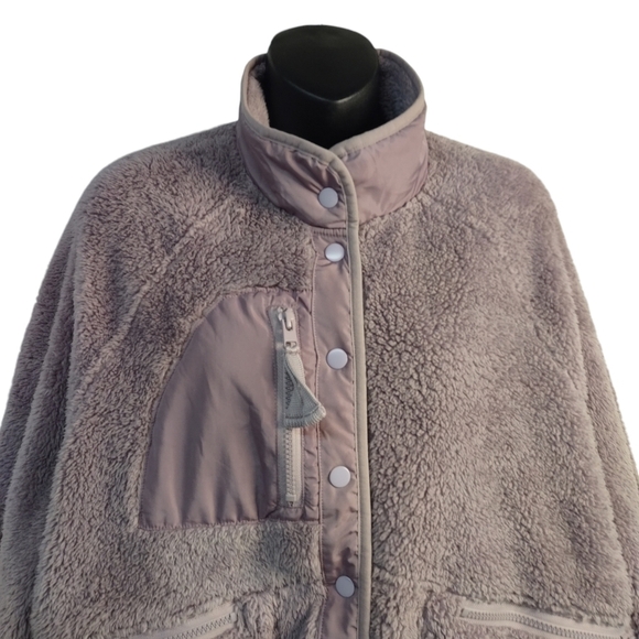 Aeropostale Women's Purple Fleece Jacket Size M - Picture 4 of 10